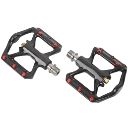 Tbest Spares Tbest 1 Pair Mountain Pedals, Lightweight Bicycle Carbon Fiber Pedals with Non Slip Pin Shaft for Folding Bike Mountain Bike Road Bike
