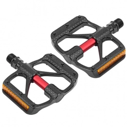 Tbest Mountain Bike Pedal Tbest 1Pair Mountain Road Bike Pedal Self‑locking Cycling Pedals Anti-Slip Bicycle Platform Pedals Replacement Cycling Equipment Accessory for Outdoor Cycling