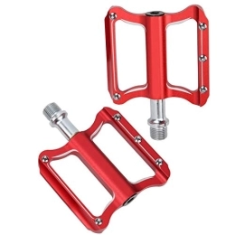 TENP Mountain Bike Pedal TENP Adapter Parts, Lightweight Mountain Bike Bearing Pedals, Bike Pedals, for Bike Cyclist(Red)