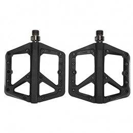 Teror Spares Teror Bicycle Pedals, Nylon Fiber Bicycle Pedals 3 Bearings Anti‑Slip Mountain Bike Cycling Platform Flat Pedals
