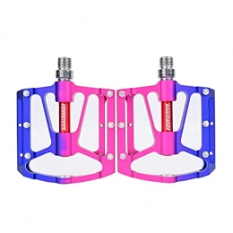 teyiwei Spares teyiwei 1 Pair Mountain Bike Pedals Ultralight Bicycle Pedal Anti-Slip MTB Bike Pedal Aluminium Alloy CNC Milled 3 Bearing Anodizing Bicycle Pedals Riding Accessories for Road Bike (Gradients)