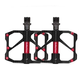 TITST Mountain Bike Pedal TITST Mountain Bike Pedals Cycles Non-Slip Durable Bicycle Ultralight Aluminum Alloy Flat Bearing Pedals For Cycling black