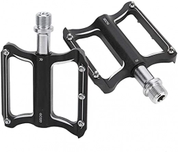 Tiyabdu Mountain Bike Pedals, MTB Pedals with Sealed Self Lubricating Bearing+Anti-skid Cleats 1 Pair