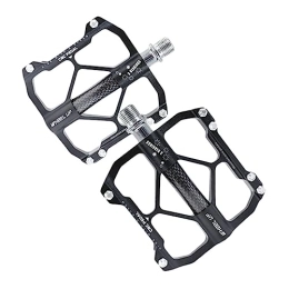 Toddmomy Mountain Bike Pedal Toddmomy 1pair Mtb Pedals Bike Pedals Folding Bike Pedals Mountain Pedals Road Pedals Pedal with Bearing Mountain Bike Pedal Bike Replacement Black To Rotate Accessories Metal Bike