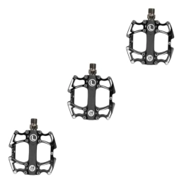 Toddmomy Spares Toddmomy 3pcs Clip in Bike Pedals Cleats Pedal Bike Shoes Cleatsf Mtb Bike Mtb Flat Pedals Bicycle Clips Fixed Gear Road Pedals Bicycle Pedals Aluminium Alloy Bike Pedal Mountain Bike