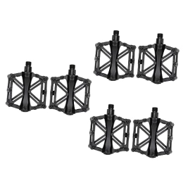 Toddmomy Mountain Bike Pedal Toddmomy 6 pcs Bearing Accessories Antiskid Mtb Bmx Bike Bearings Gear Aluminum Outdoor Gift Cycling Mountain Pedal Lightweight for Replace Sealed Non- Parts Black Pedals Sports