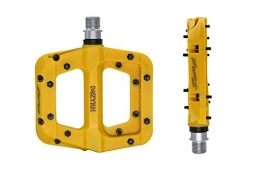 TONGBOSHI Spares TONGBOSHI MTB Bike Pedal Nylon 3 Bearing Composite 9 / 16 Mountain Bike Pedals High-Strength Non-Slip Bicycle Pedals Surface for Road BMX MT (color : Yellow)