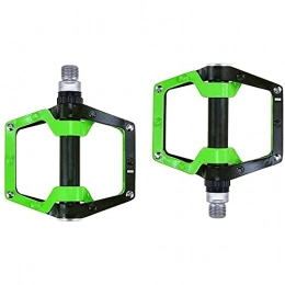 Toys Games Mountain Bike Pedal Toys Games Ultralight Mountain Bike Flat Pedals Platform Bicycle Pedal ，Aluminum Alloy CNC Pedal Bicycle Accessories For Road Mountain Bike，2Pcs (Color : Green)