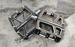 TRAACEM Spares TRAACEM KC3 Mountain Bike Pedals, Bicycle Bearing Pedals Flat Large Bicycle Pedals, E