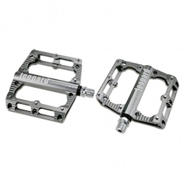TTBDY Spares TTBDY Mountain Bike Pedals, 9 / 16 Mountain Bicycle Pedals Platform, Sealed Bearings Strong and Sturdy Alloy Bicycle Flat Pedals, Gray
