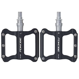 TTZHJIN Spares TTZHJIN Bike Pedals Mountain Bike Pedals Quick Disassembly Quick Install Road Folding Bike Sealed Bearing Chrome Molybdenum Steel Shaft High Strength Super Light, Black-10.1×7.5cm