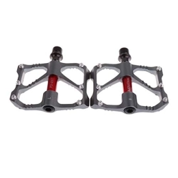 Tubayia Spares Tubayia 1 Pair Non-Slip Bicycle Pedals Platform Bicycle Pedals for Road Bike / Mountain Bike (Silver - PD-M87)