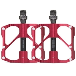 UFFD Spares UFFD MTB Mountain Bike Pedals 3 Bearing Flat Platform Function Sealed Clipless Aluminum 9 / 16" Pedals with Cleats for Road (Color : C, Size : 114mmx93mm)