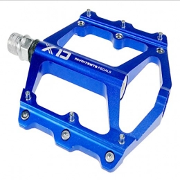 UICICI Spares UICICI Mountain Bike Bearing Pedals Green Surface Oxidation Palin Pedal Anti-slip (Color : Blue)