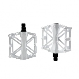 UKKD Spares UKKD Bicycle Pedals Aluminum Alloy Road Bike Pedals Ultralight Mtb Bearing Bicycle Mtb Pedal Bike Parts Accessories-White