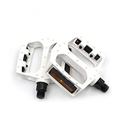 UKKD Mountain Bike Pedal UKKD Bicycle Pedals Mtb Bmx Bicycle Pedals Fixed Gear Foot Pegs Outdoor Riding Sport Durable Pedal Crank Mtb Road Bike Cycling Pedals-White