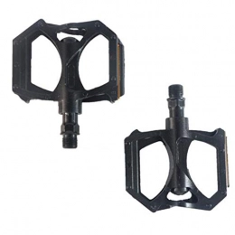 BEOOK Mountain Bike Pedal Ultra-light Mountain Bike Pedals Aluminum Alloy Material Non-slip Pedals for Road Bikes Black