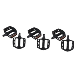 Unomor Spares Unomor 6 Pcs Bicycle Pedal Road Pedals Replacement Bike Accessories Mtb Pedals Clips Cleats Pedal Mtb Flat Pedals Clip in Bike Pedals Bike Foot Pedal Mask Mountain Bike Aluminum Alloy