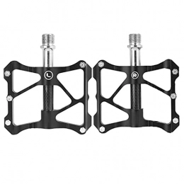 URJEKQ Spares URJEKQ Bike pedals, Lightweight Sealed Bearing Flat Pedals W / Anti-Skid Pins for Mountain Bike BMX and Folding Bike