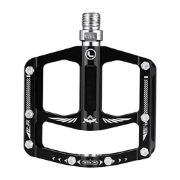 URJEKQ Spares URJEKQ Bike pedals, mountain bike pedals flat with Cleats Aluminum Alloy Cycling Pedals for Mountain Bike BMX and Folding Bike
