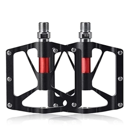 URJEKQ Spares URJEKQ Mtb pedals, pedals for mountain bike Lightweight Sealed Bearing Flat Pedals W / Anti-Skid Pins for Road Mountain Bike BMX