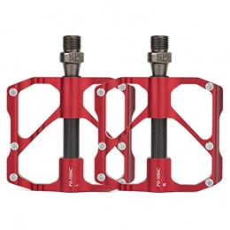 URJEKQ Spares URJEKQ Road bike pedals, pedals for mountain bike red for BMX MTB Road Bicycle