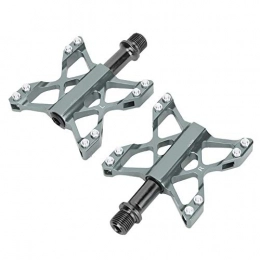Vbest life Spares Vbest life Bike Pedals, Mountain Road Bike Pedals Chromium-Molybdenum Steel Bearing Bicycle Replacement Pedals Withstand High Pressure(Titanium Color)