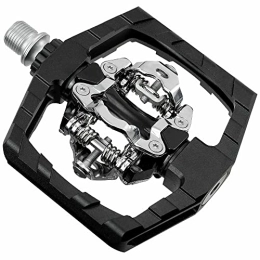 Venzo Spares VENZO Click'R Compatible with Shimano SPD Mountain Bike Sealed Pedals with Cleats - Dual Platform Clipless Pedals for Mountain Bike - Easy Clip in & Out