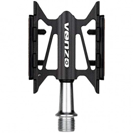 Venzo Spares Venzo MTB Mountain Bike CNC Cr-Mo Forged 6066 Sealed Clipless Pedals 9 / 16" Compatible with Shimano SPD Type Cleats SM-SH51 MTB Shoes - Easy Clip in