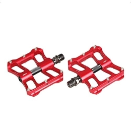  Mountain Bike Pedal Vests Flat Platform Pedals Mountain Bike Spare Part BMX MTB Bicycle Flat Pedal for Road Bike Mountain Universal Pedal Sealed Non-slip Bearings Pedal Bicycle Flat Alloy Pedals