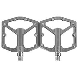 VGEBY Mountain Bike Pedal VGBEY Bicycle Pedals, 1 Pair ZTTO Mountain Bike Pedals Aluminium Alloy Non‑Slip Bicycle Platform Flat Pedals(titanium) Bicycles and accessories