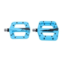 VGEBY Mountain Bike Pedal VGEBY Bicycle Pedal, Fiber, Metal Anti Skid Bike Pedal 2Pcs Anti Skid Mountain Bike Pedal Sealed Bearing Design Metal Bicycle Pedal for Cycling Bicycles and accessories