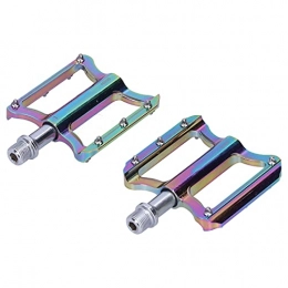 VGEBY Spares VGEBY Bike Pedal, GC020 Colorful Bicycle Foot Pedal Ultralight Road Cycling Pedal MTB Parts Three Bearing Pedal