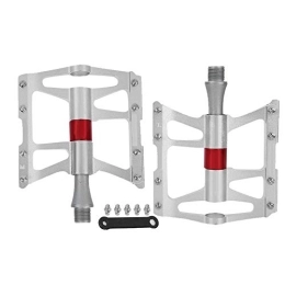VIFER Spares VIFER Pedal Aluminum Alloy Mountain Road Bike Pedals Lightweight Bicycle Replacement Parts 1 Pair(Silver)