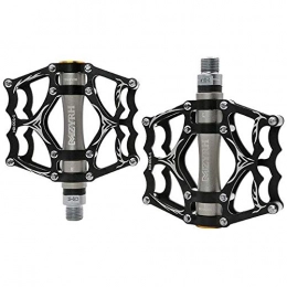 VOANZO Spares VOANZO Bike Pedals, Bicycle Pedals Aluminum Antiskid Durable Moun tain Bike Pedals, MTB BMX Cycling Bicycle Pedals (Black+Gray)