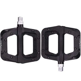 Vobajf Mountain Bike Pedal Vobajf Bicycle Pedals Mountain Bike Pedal Road Bike Bicycle Accessories Black Bicycle Pedal for Bike Pedals (Color : Black, Size : One size)