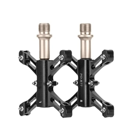 VOIV Mountain Bike Pedal VOIV Cross-country pedals City pedals Anti-slip pedals Bicycle Pedal Folding Aluminum Alloy Pedals BMX MTB Mountain Road 9 / 16'' 3 Sealed Bearings Pedal (Color : Svart, Size : Onecolor)