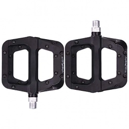 VORCOOL Spares VORCOOL 1 Pair of Pedal Plate Nylon Bike Pedals Practical Durable Mountain Cycling Anti-skid Treadle Outdoor Sports Props (Black Average Size ï¼‰