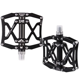 VOUNEDA Spares VOUNEDA BIke Pedals Mountain Bike Pedals, 1 Pair Bicycle Pedals 9 / 16 Inch Axle CNC Aluminium MTB Pedals with 3 Sealed Bearings Non-Slip Pedal for E-Bike Mountain Bike Road Bike