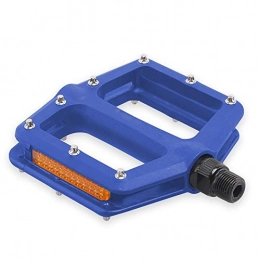 WANGDANA Spares WANGDANA Nylon Bicycle Pedal Ultra-Light Flat-Plate Bicycle Pedal Suitable For Mountain Bicycle 9 / 16-39; & 39; Bicycle Sealed Double Bearing Pedal Blue