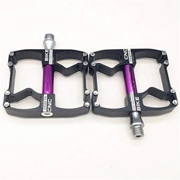 WangQianNan Mountain Bike Pedal WangQianNan Foot pedal Bike Pedal Sealed Bearing Pedals MTB Mountain Bike Pedals Ultra-Light Non-Slip Bicycle Accessories Bicycle replacement pedals (Color : Black purple)