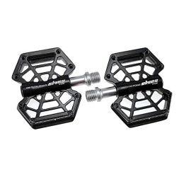 WanuigH Spares WanuigH Bike pedals Magnesium Alloy Bearing Pedal Mountain Bike Pedal Folding Bicycle Pedal Non-Slip Bike Pedals (Color : Black, Size : One size)