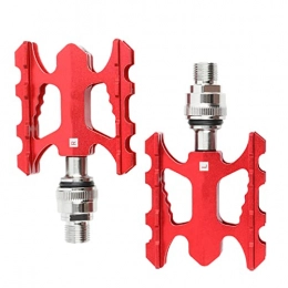 Watkings Spares Watkings Mountain Bike Pedals, Flat Pedals Anti-slip Bicycle Flat Pedals, Lightweight Aluminum Alloy Pedals for Road Mountain Bike