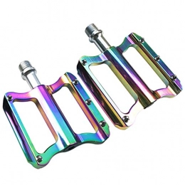 weichuang Spares Weichuan Bike Pedals, Bicycle Cycling Platform Anti-Slip Durable Sealed for Road Bike Mountain BMX MTB Road Bicycle Multicolour