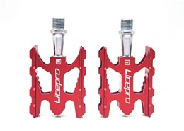 weichuang Spares weichuang Bicycle pedal MTB Mountain Bike Pedal K3 Road Folding Bicycle Ultralight Aluminum Alloy 10.8 * 6.2mm Bearing Pedal Foot Mountain bike pedal (Color : B)