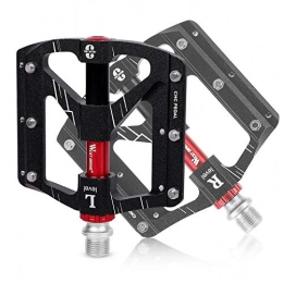 West Biking Spares West Biking Bike Pedals 9 / 16" Mountain Bicycles Platform Pedals Aluminum Alloy Flat 3 Sealed Bearing Axle for MTB BMX Bikes Road Cycling