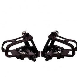 WFIT Mountain Bike Pedal WFIT Toe Clips for Bike Pedals, Bike Pedals with Clips, Bike Pedals with Pedal with Cage, Toe Cage Pedals 1 Pair for Mountain Bike