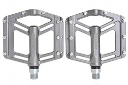 wheelup Spares Wheelup MG6 MG-6 BMX DH Mountain Bike Pedals Sealed Bearing 9 / 16" Magnesium (Grey)