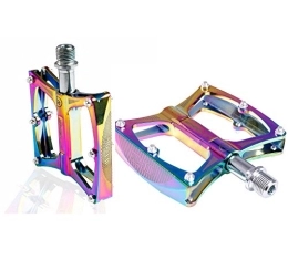 wi8 Mountain Bike Pedal wi8 Mountain Bike Pedals, MTB Road Bicycle Pedals Ultra Lightweight Aluminium Alloy, Colorful CNC Machined 9 / 16" Sealed Bearing Cycling Pedal for BMX / MTB Outdoor Riding