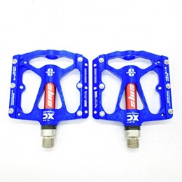Willyn Mountain Bike Pedal Willyn 3 Bearings Lightweight MTB CNC Mountain Cycling Bike Pedals JT32&33 (blue with red)